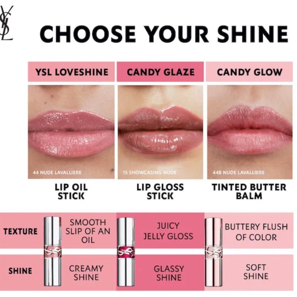 Yves Saint Laurent Loveshine Candy Glow Lip Balm - Soft Pink - Picture 2 of 8